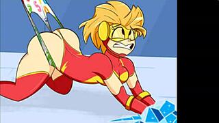 Cartoon Girl Wedgie Scenes in Anime Hentai Compilation