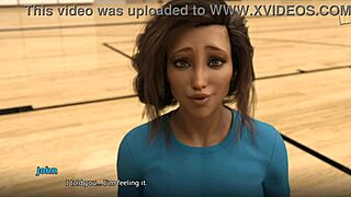 Big tits milf meets new assistant coach in erotic 3D porn.