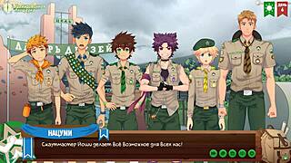 Game Friends Camp Episode 6 Russian Shower Jerk!