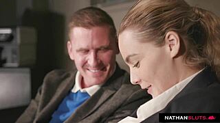 Naughty natasha nice has fun with a colleague in 4k