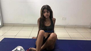 Helping my little stepsister with her cardio and more