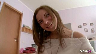 Virgin Step Sister Seduces Big Cock Bro for First Time