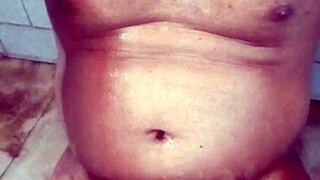 indian gay bottom takes golden shower!