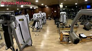 Huge Ass Brazilian Slut Banged Hard at Gym