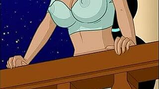 Park After Dark Features Ariel And Cinderella In Lesbian Sex Animation Collection