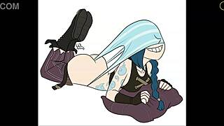 Cartoon Girl Wedgie Scenes in Anime Hentai Compilation