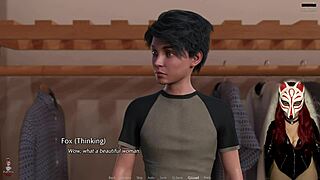 Beautiful cartoon with big tits and big ass, game like in the good old days