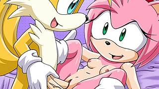 Sonic and Amy explore hentai adventures