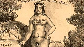 vintage erotic illustration with captivating retro charm