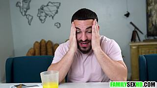 Stepson and stepdaughter in sexual experience with gold digging stepmother