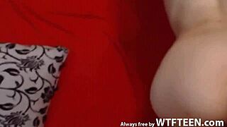 horny amateur couple in wild hardcore sex with seduction and cum