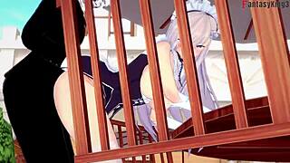 Belfast's lunch invitation turns into pov fuck in Azurlane