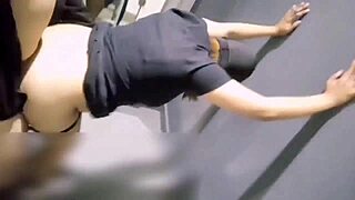 filipina risks sucking in public fitting room