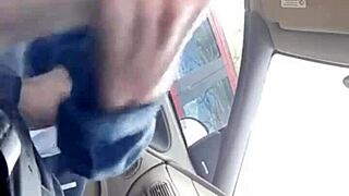 Is This Morning Blowjob In Car For My Buddy Sloppy?