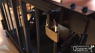 i'm obsessed with queen frida's bdsm cage fetish