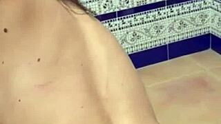 anal sex and deep throat in pov italian covered in oil and very horny loves sex