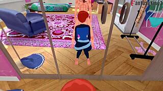 Gwen Tennyson engages in detailed sex in front of the mirror with full POV preview.