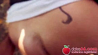 ugly milf gets blown and fucked outdoors with monster cock