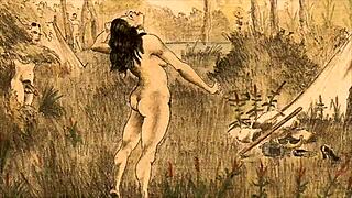 Detailed Vintage Erotic Cartoon Drawings from Antique Anime Hentai