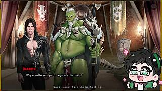 My belly inflation kink explodes in Orc Covenant demo