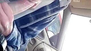 Is This Morning Blowjob In Car For My Buddy Sloppy?