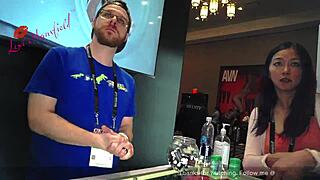 Pornstar lexi mansfield attends avn expo interview