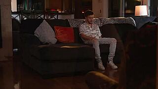 i watched a redhead pornstar in lingerie with her fans