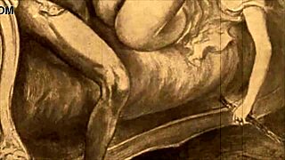 Detailed Vintage Erotic Cartoon Drawings from Antique Anime Hentai