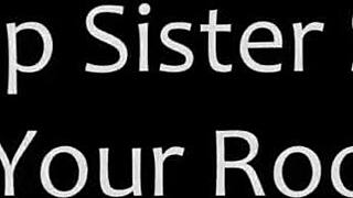 Big step sister Annabel Redd sneaks into little room for POV action