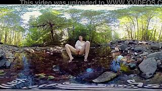 Redhead MILF Carmen December masturbates with dildo