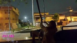 Friends Take Me to Explore the Public Square.