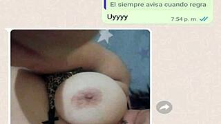 la puta de mi madrastra me manda mensajes por whatsapp mientras mi papá está de viaje.