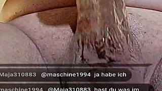 I'm jerking my cock with this toy on cam