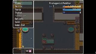 mirenas manor hentai game pornplay ep 1 bath titjob with gigantic witch boobs, sucking cum on tits