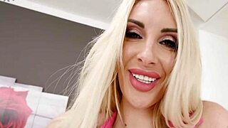 Anita Blanche takes 4on1 BBC with wet action