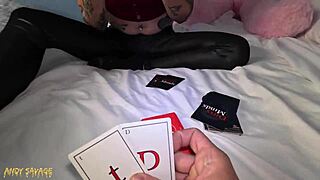 Card Game Leads To Bent Over Creampie