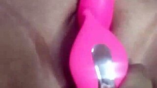 I squirt massively over camera with remote vibrator and dildo