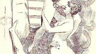 Vintage erotic drawings!