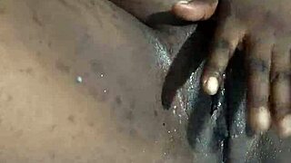 Squirty waterfall unfolds as solo whore toys her big ass to orgasm. Dildo play leads to intense squirting action.