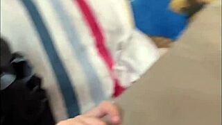 busty teen with big bouncing tits teases in first-time neighbor play