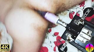 watch the trailer of gay husband taking rubber cock from muscular dominating wife