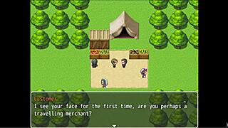 mirenas manor hentai game pornplay ep 1 bath titjob with gigantic witch boobs, sucking cum on tits