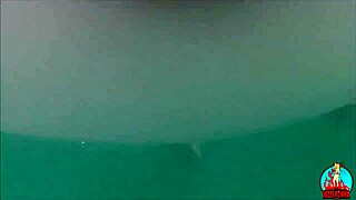 my husband my unicorn and me in play on a public beach