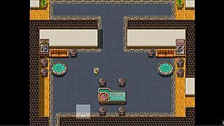 mirenas manor hentai game pornplay ep 1 bath titjob with gigantic witch boobs, sucking cum on tits