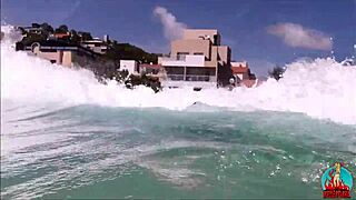 my husband my unicorn and me in play on a public beach