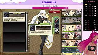 Vtuber Lewdneko Plays Evenicle Part 18 With Huge Tits