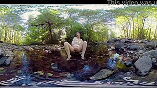 Redhead MILF Carmen December masturbates with dildo