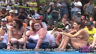 wives flash everything at wild nudes a poppin event