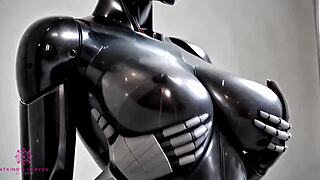 大奶性爱机器人准备接精