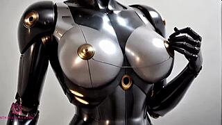 大奶性爱机器人准备接精